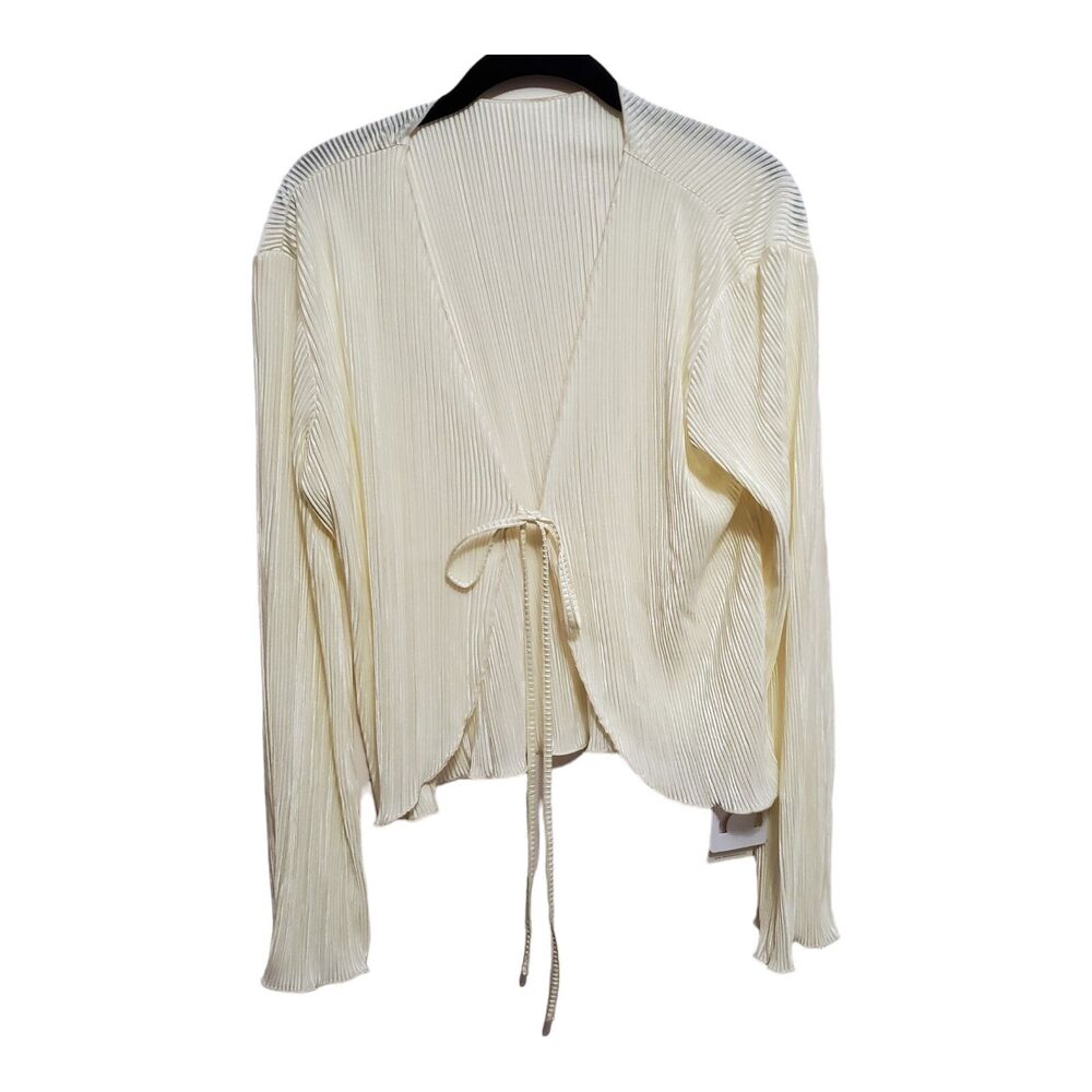 Commense Blouse Ivory Womens Size Small Cardigan  Lightweight Cover Up NEW